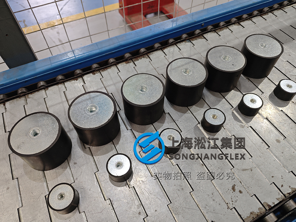 JNDE cylindrical rubber mount for vibration isolation in industrial machinery